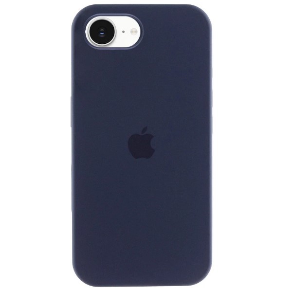 Silicone Case Full Protective (AA) для iPhone 16E (Midnight blue)-0