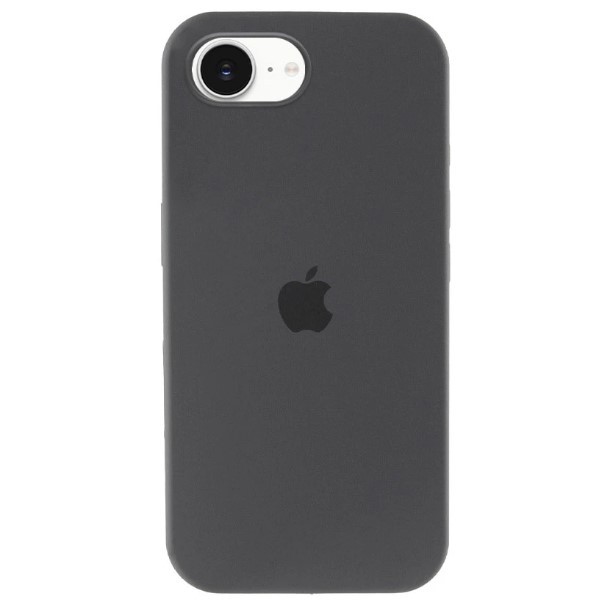 Silicone Case Full Protective (AA) для iPhone 16E (Dark grey)-0