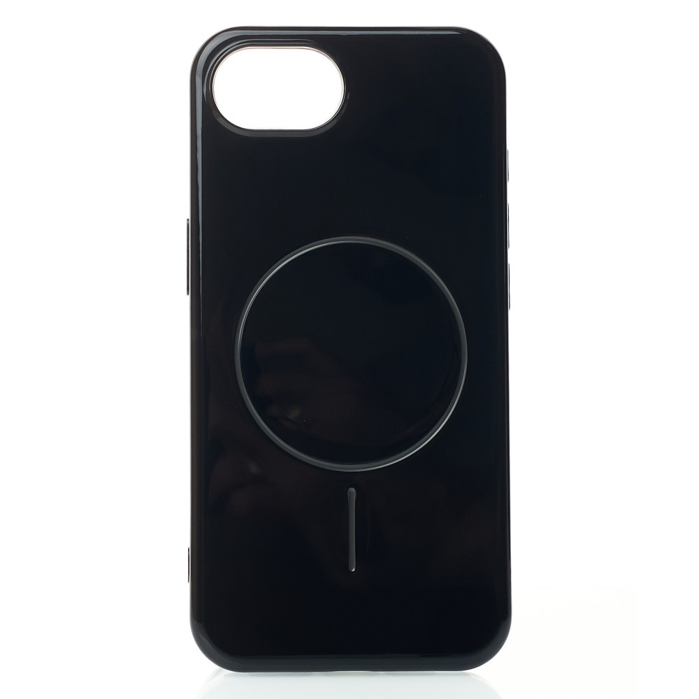 Чохол Glamour MagSafe для iPhone 16E чорний-0