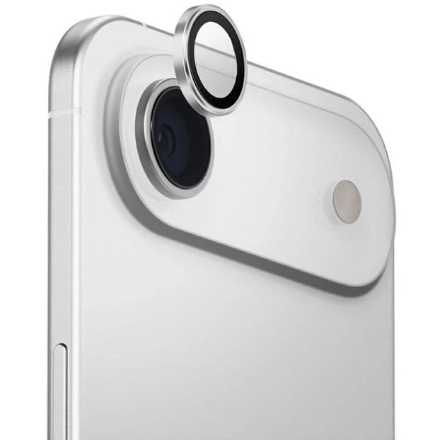 Захисне скло Metal Classic на камеру для iPhone 16E (Сріблястий / Silver)-0