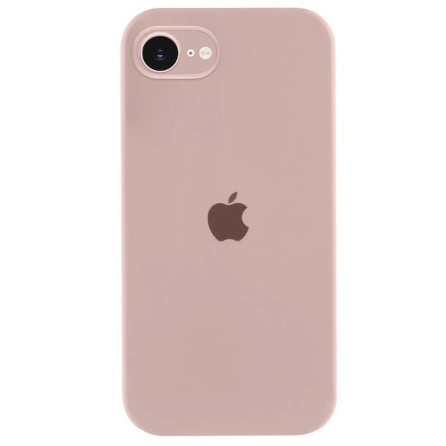 Silicone Case Full Camera Protective (AA) для iPhone 16E / 17E (Pink sand)-0
