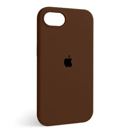 Silicone Case Full Protective (AA) для iPhone 16E / 17E (Brown)-0