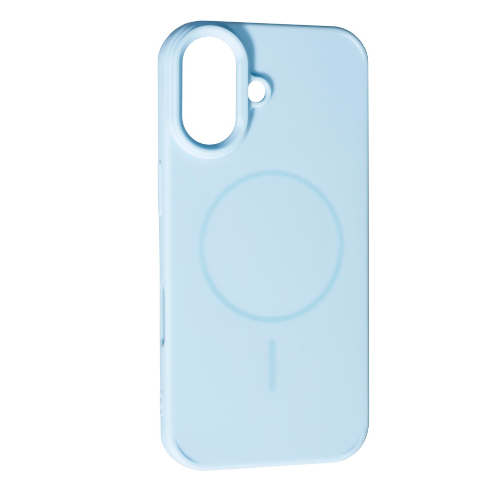 Silicone Case Full Camera Protective (AA)  with MagSafe для iPhone 17 (Light blue)-0