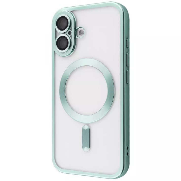 Накладка Metal Matte Case MagSafe для iPhone 17 (teal)-0