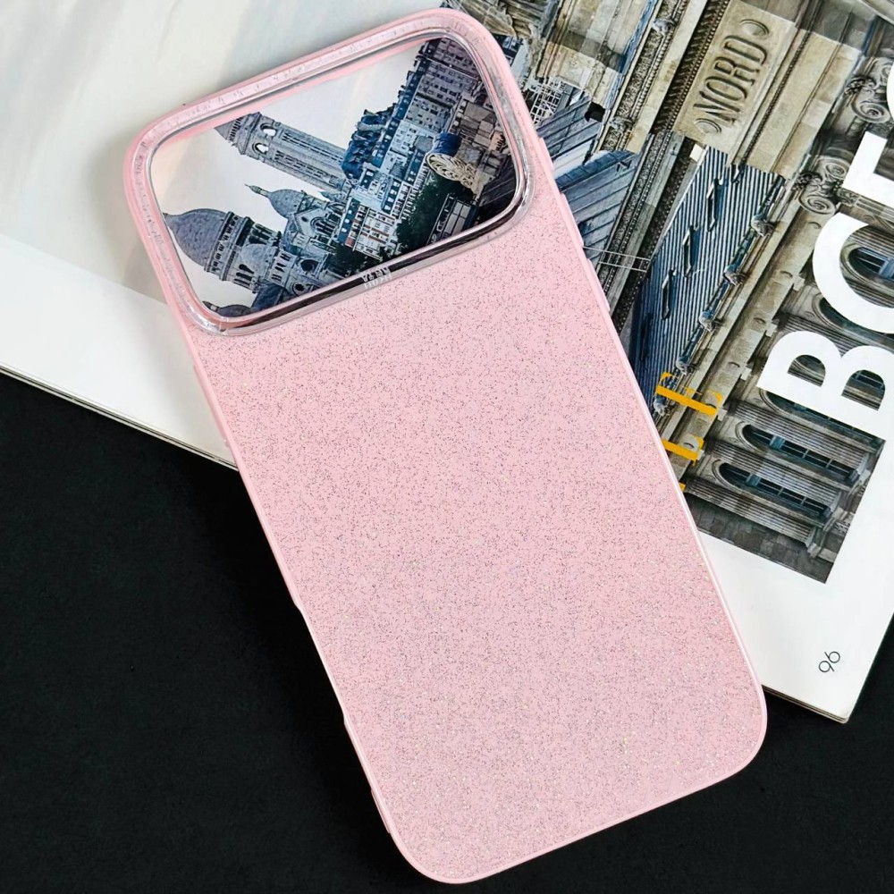Чохол Color Glitter для Iphone 17 Pro Max рожевий-0