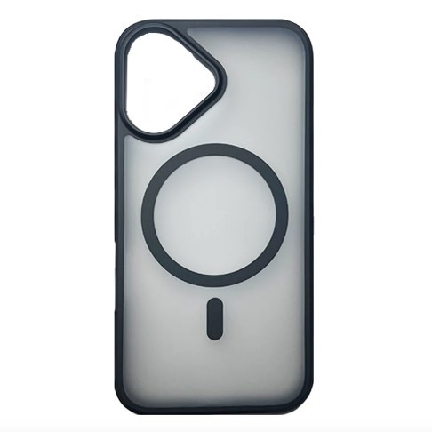 Чохол Magsafe MATTE color для iPhone 17 чорний-0