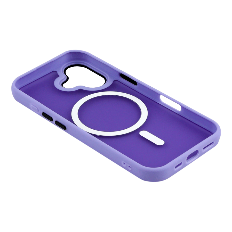 Накладка Magsafe MATTE ACRYLIC для iPhone 17  бузкова-4