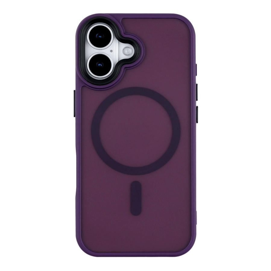 Накладка Magsafe MATTE ACRYLIC для iPhone 17  фіолетова-0