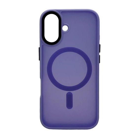 Чохол Magsafe MATTE color для iPhone 17 фіолетовий-0