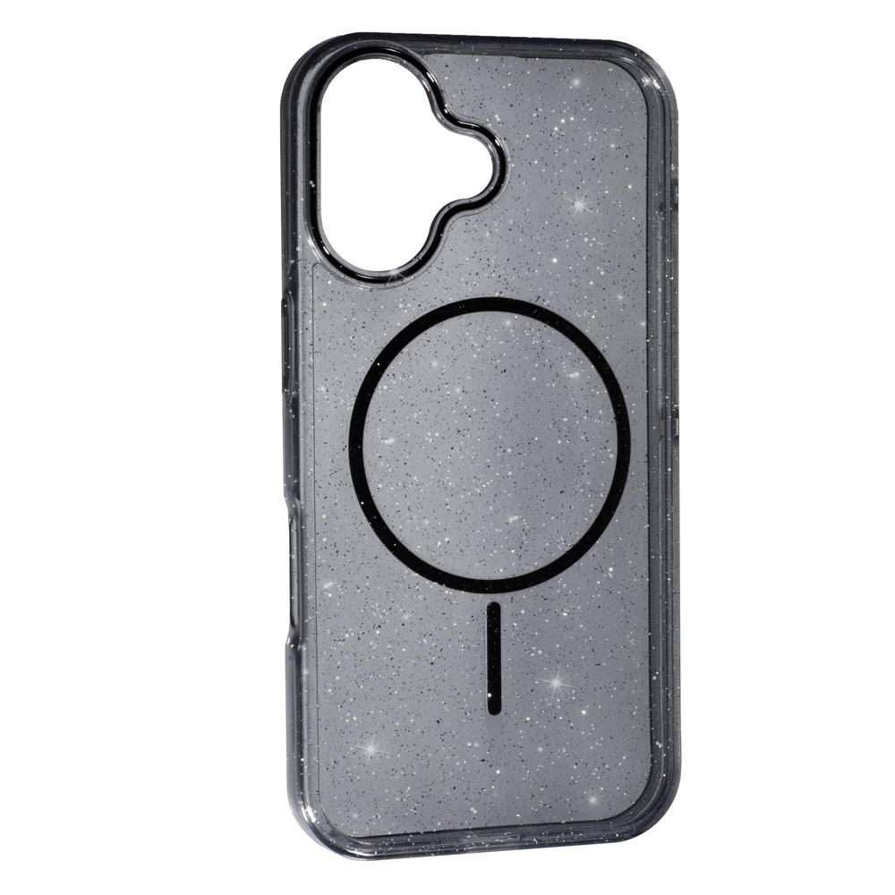 Чохол Silicone SHINE with MAGSAFE для Iphone 17 Black-0