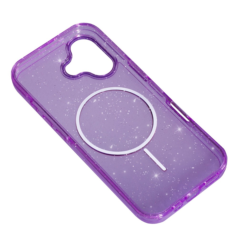 Чохол Silicone SHINE with MAGSAFE для Iphone 17 Violet-1