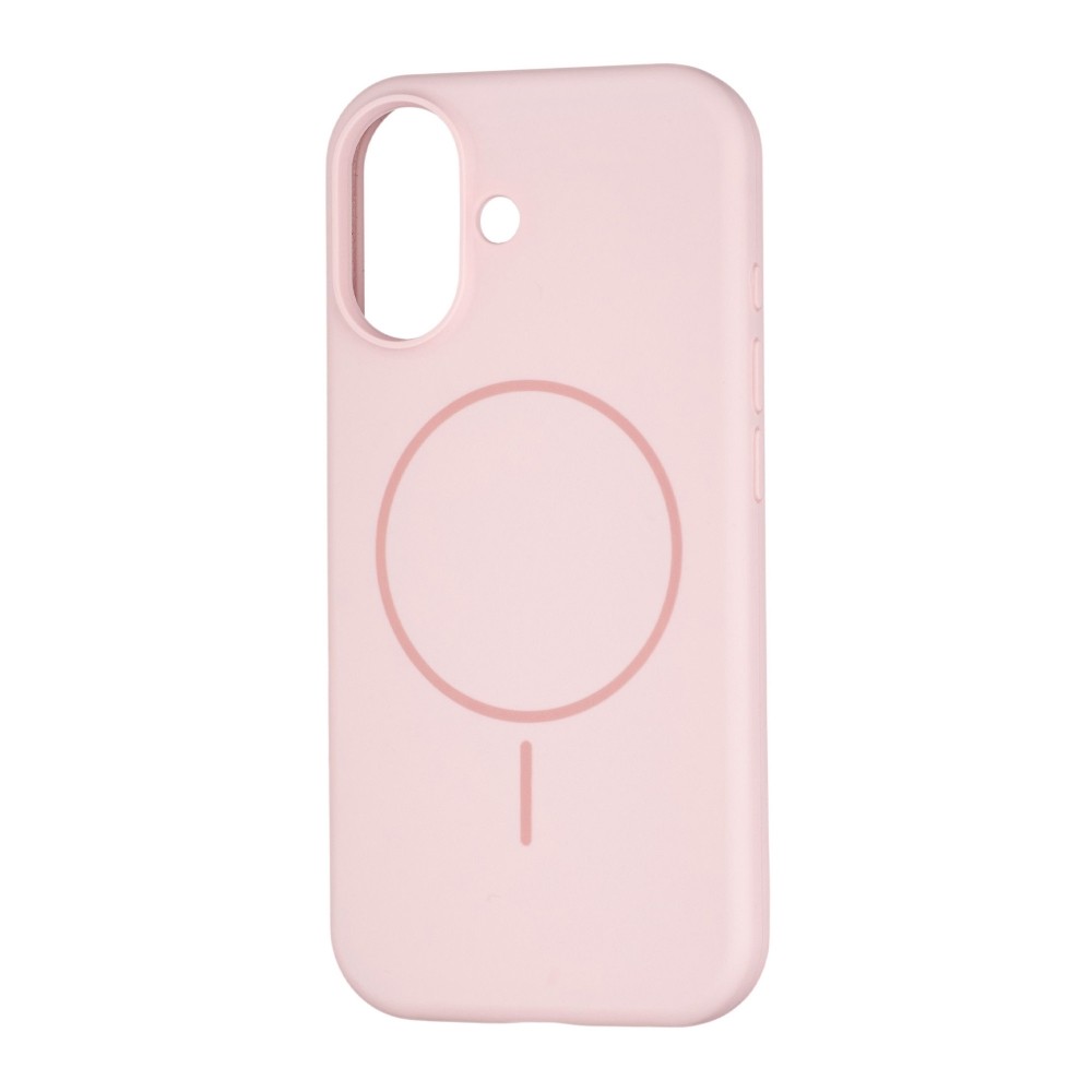 Silicone Case Full Protective (AA) with MagSafe для iPhone 17 (Pink sand)-0