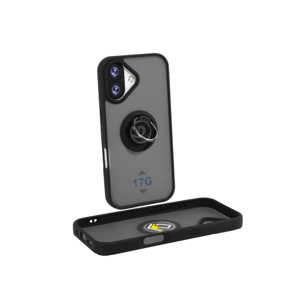 Накладка Totu Gingle Ring Camera для Iphone 17 чорна-0
