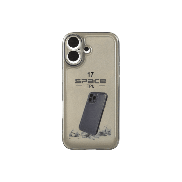 Накладка Space TPU для IPhone 17 сіра-0