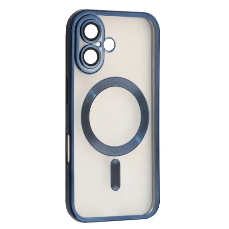 Накладка SHINING Camera MagSafe для Iphone 17 Blue Titanium-0
