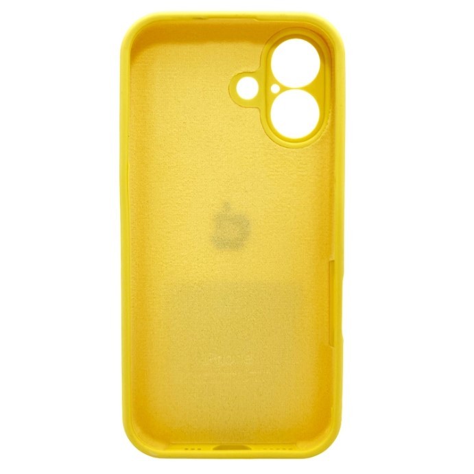 Silicone Case Full Camera Protective (AA) для iPhone 17 (Yellow)-1