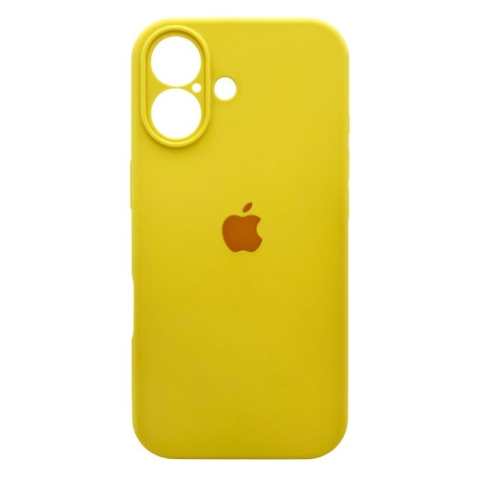 Silicone Case Full Camera Protective (AA) для iPhone 17 (Yellow)-0