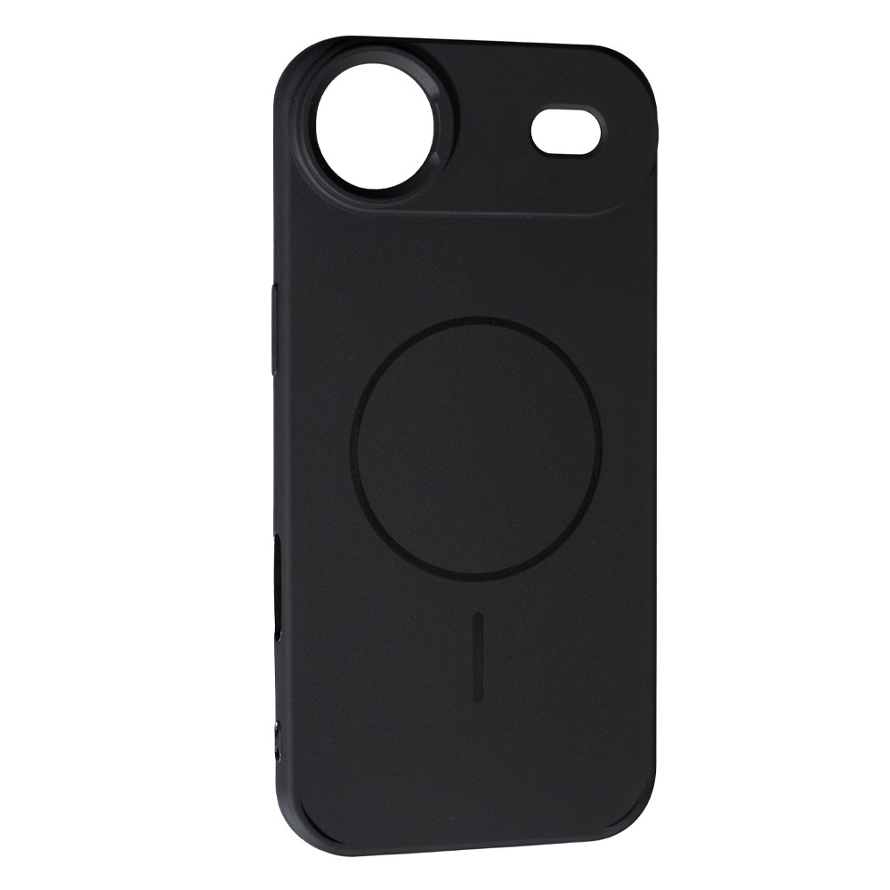 Silicone Case Full Camera Protective (AA)  with MagSafe для iPhone 17 AIR (Black)-0
