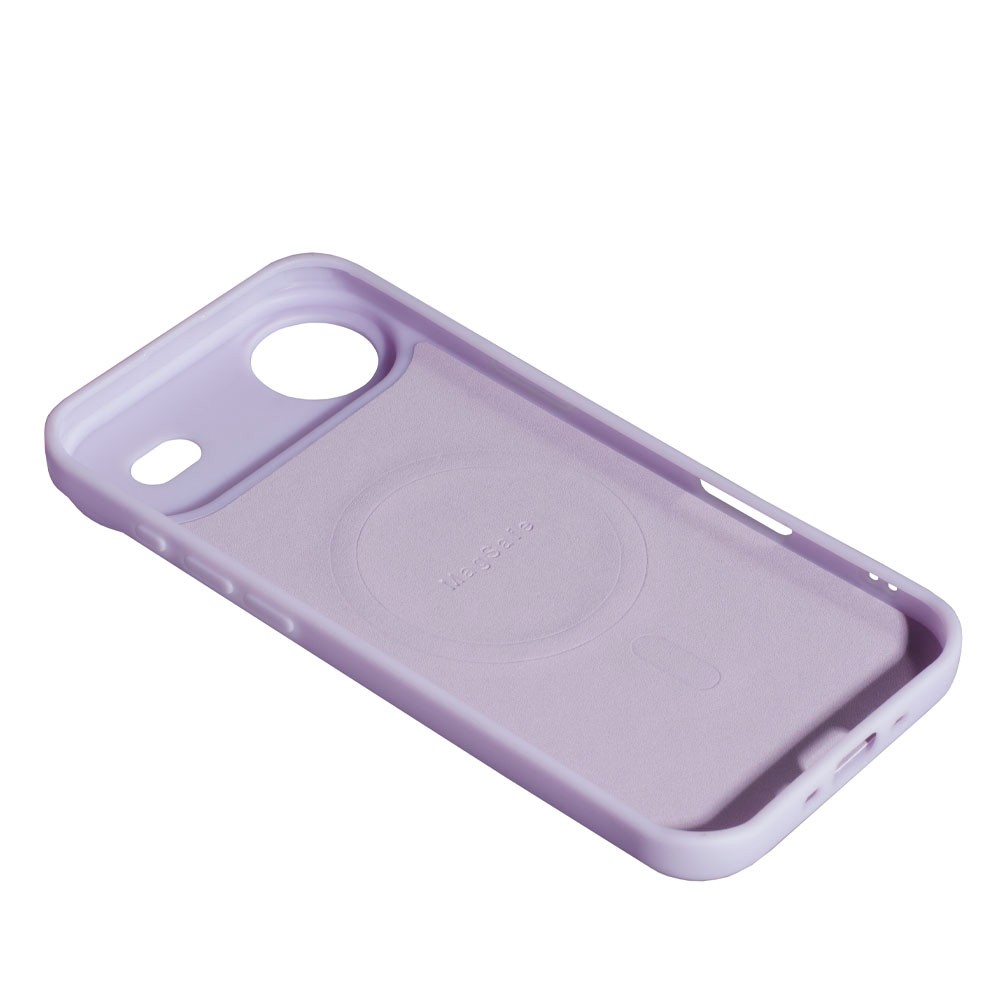 Silicone Case Full Camera Protective (AA)  with MagSafe для iPhone 17 AIR (Purple)-1