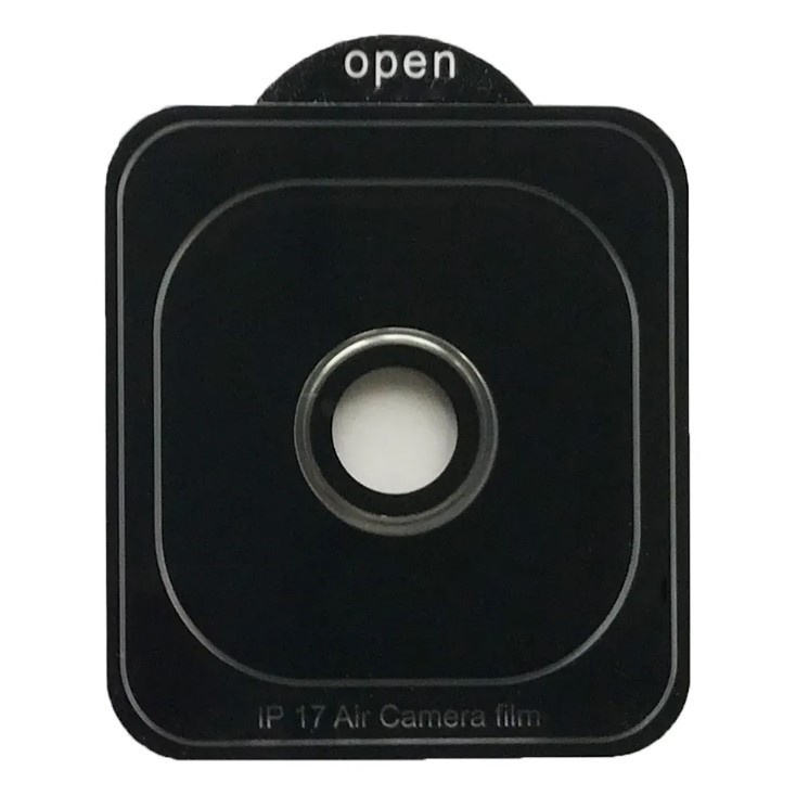 Захисне скло Metal Classic на камеру для iPhone 17 Air (6.6") (Сірий / Ttanum grey)-0