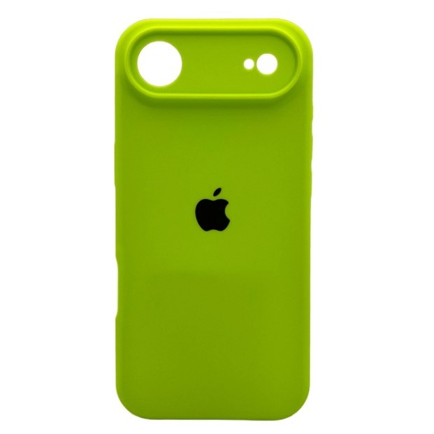 Silicone Case Full Camera Protective (AA) для iPhone 17 Air (Neon green)-0
