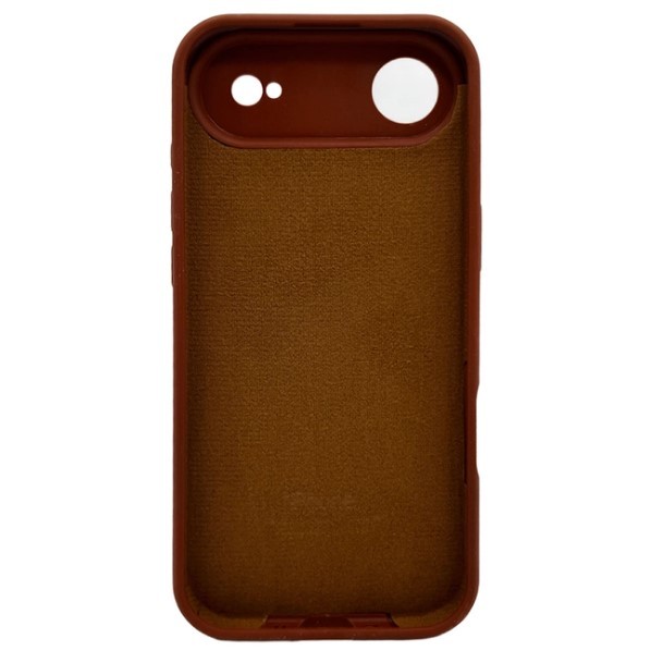 Silicone Case Full Camera Protective (AA) для iPhone 17 Air (Light brown)-1