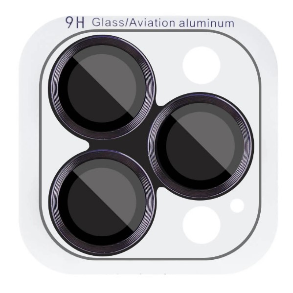 Захисне скло Metal Classic на камеру для  iPhone 17 Pro (6.3") / 17 Pro Max (6.9") (Чорний / Black)-0