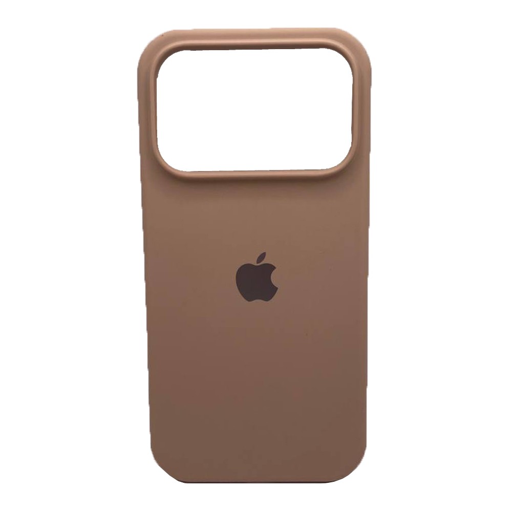 Silicone Case Full Protective with magsafe (AA) для iPhone 17 Pro (6.3") (Desert gold)-0