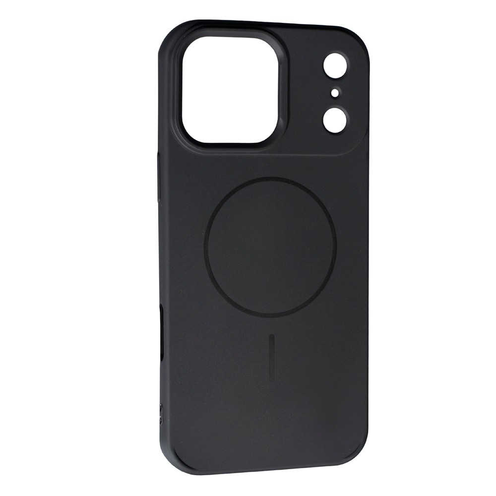 Silicone Case Full Camera Protective (AA)  with MagSafe для iPhone 17 Pro (Black)-0