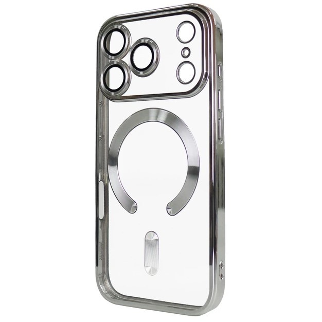 Накладка SHINING Camera MagSafe для Iphone 17 Pro  Silver-0
