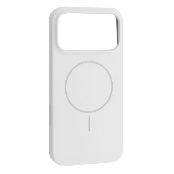 Silicone Case Full Protective (AA) with MagSafe для iPhone 17 Pro Max (White)-0