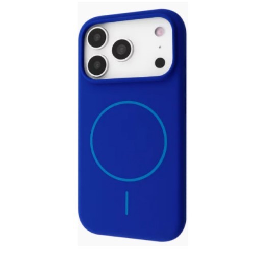 Silicone Case Full Protective (AA) with MagSafe для iPhone 17 Pro Max (Storm Blue)-0