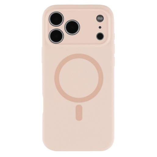 Silicone Case Full Camera Protective (AA) with MagSafe для iPhone 17 Pro (Pink)-0