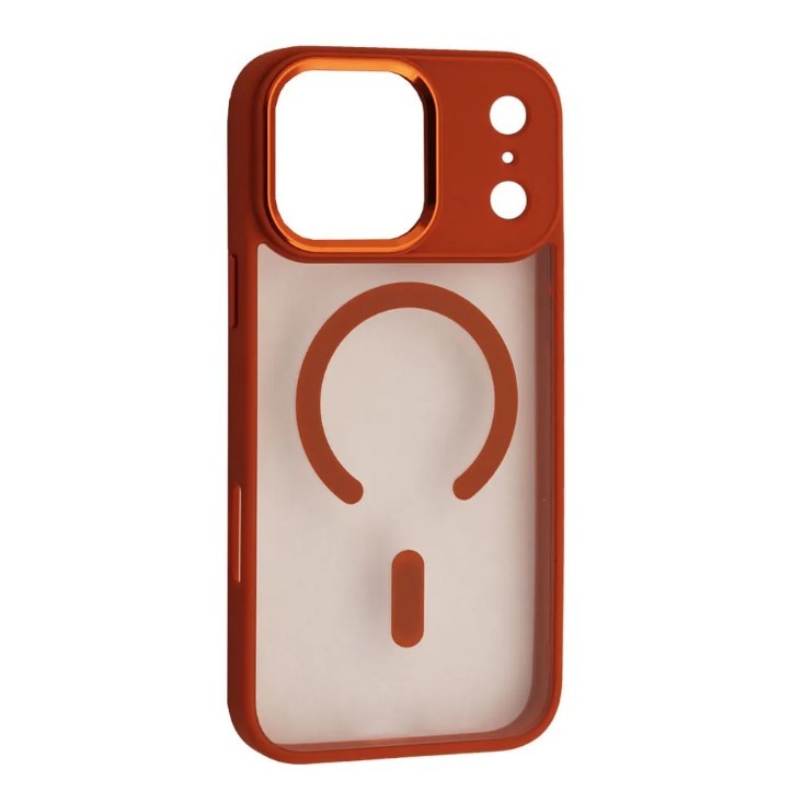Чохол CRISTAL GUARD MagSafe для  iPhone 17 Pro Max Orange-0