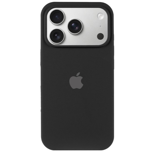 Silicone Case Full Protective Logo with magsafe (AA) для iPhone 17 Pro Max (6.9") (Black)-0