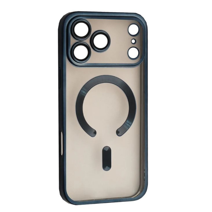 Накладка SHINING Camera MagSafe для iPhone 17 Pro (Blue Titanium)-0