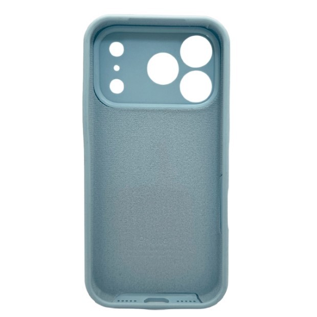 Silicone Case Full Camera Protective (AA) для iPhone 17 Pro (Mist blue)-1