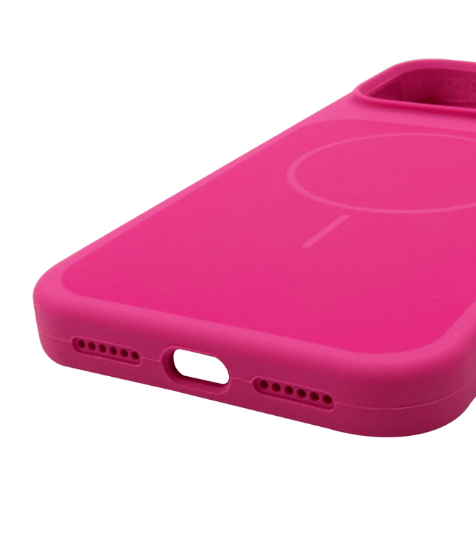 Чохол New Silicone Case MagSafe для iPhone 17 Pro Dragon Fruit-3
