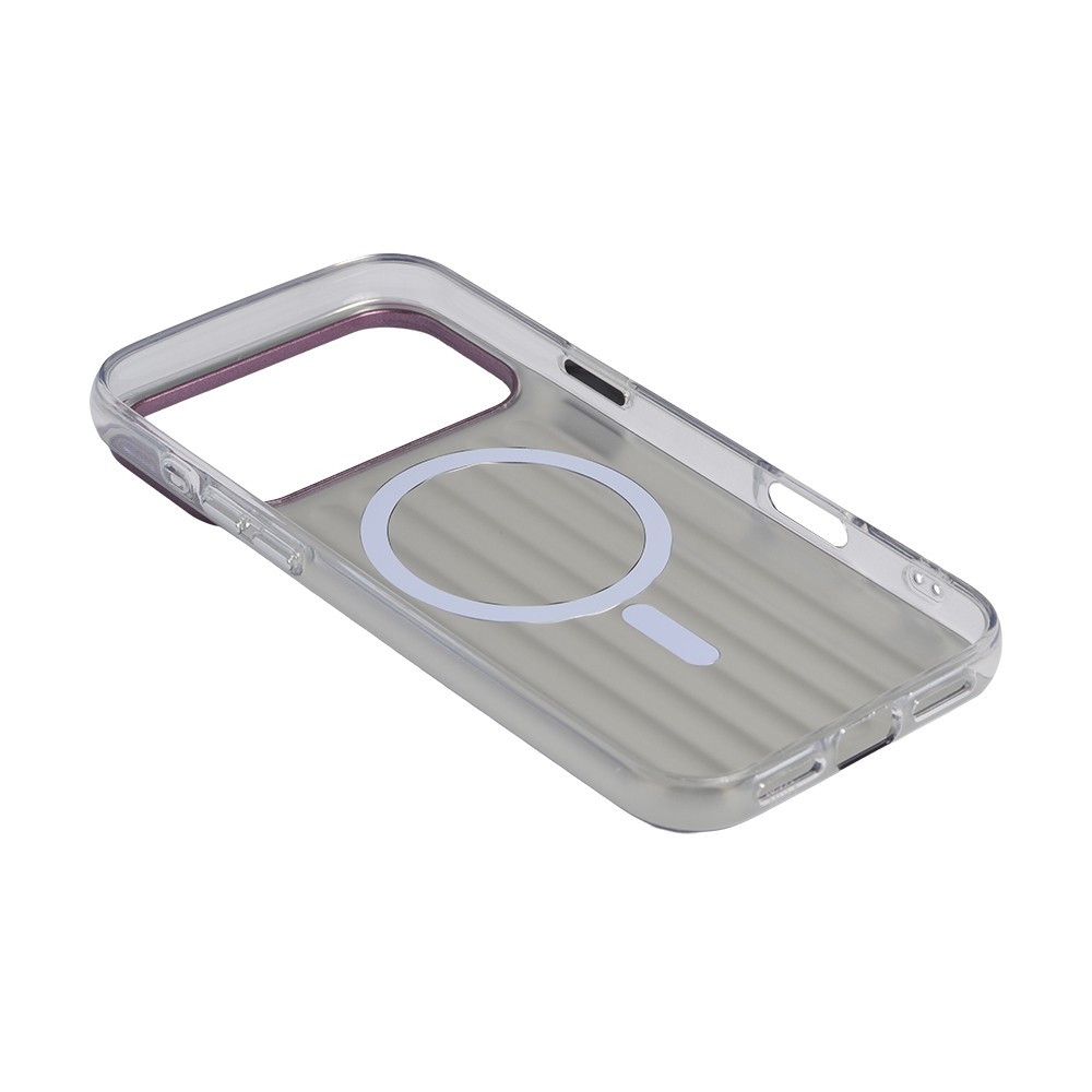 Накладка Line Case with Magsafe для Iphone 17 Pro Max / 18 Pro Max  Burgundy-2