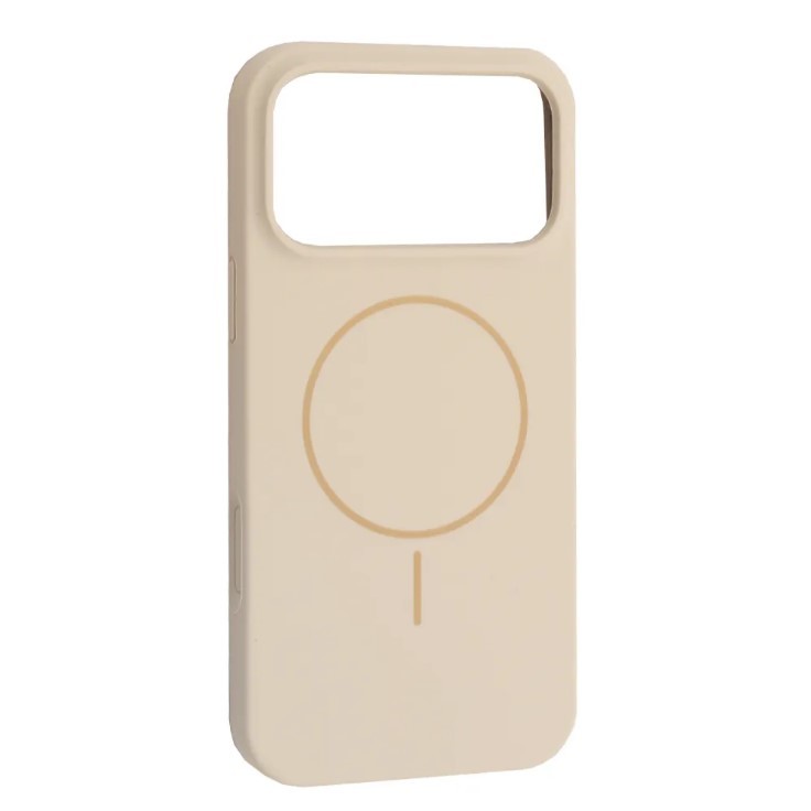 Чохол Silicone Case Full Protective Magsafe для iPhone 17 Pro Max Antique white-0