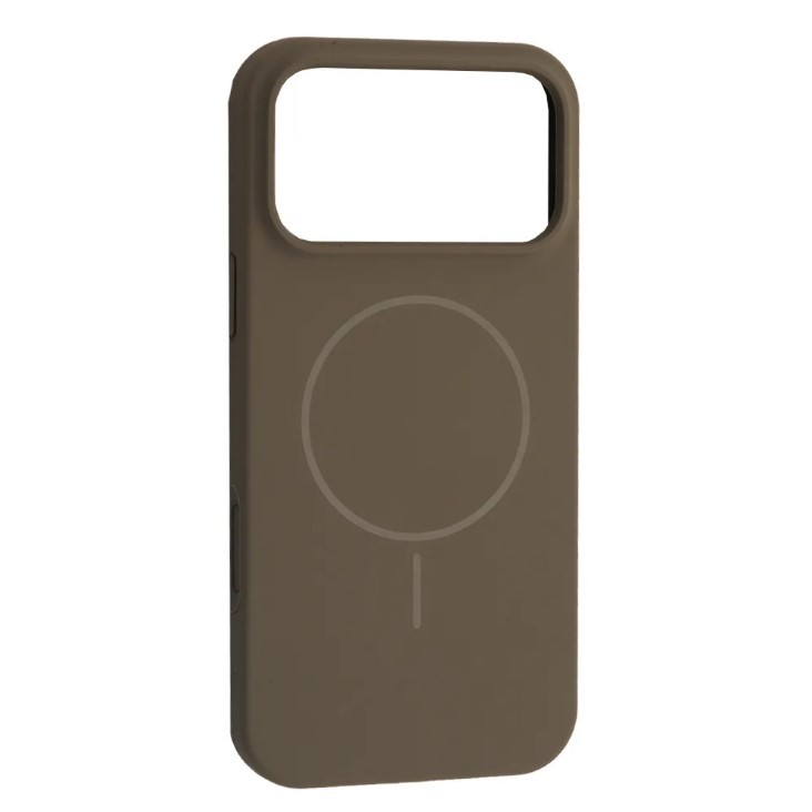 Чохол Silicone Case Full Protective Magsafe для iPhone 17 Pro Max Titanium gray-0