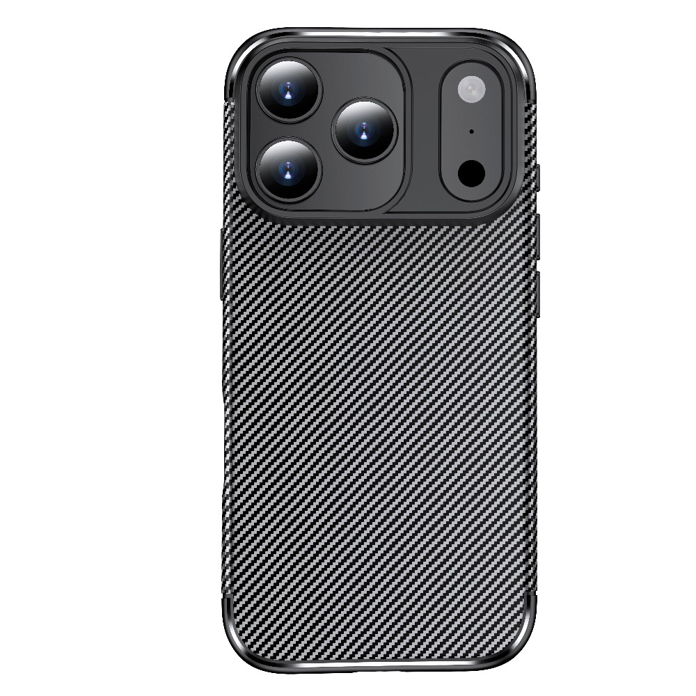 Чохол Ultimate Experience Carbon для IPhone 17 Pro чорний-0