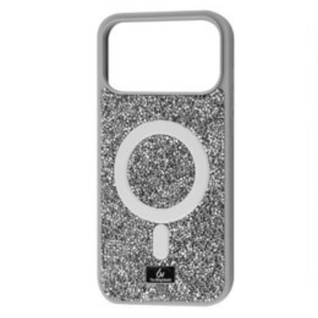 Чохол Bling World Rock Diamond with MagSafe для iPhone 17 Pro Max (Silver)-0