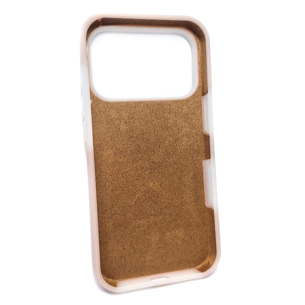 Чохол Matte Neon для IPhone 17 Pro Max кремовий-1