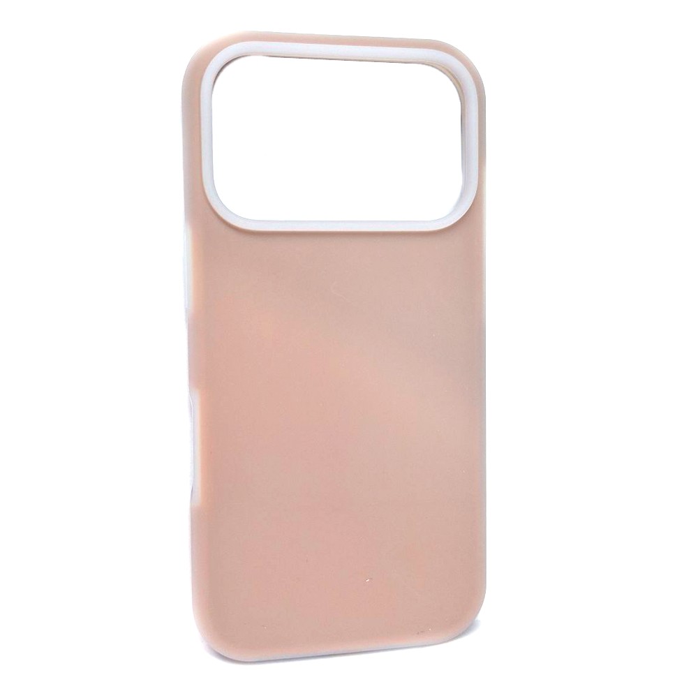 Чохол Matte Neon для IPhone 17 Pro Max кремовий-0