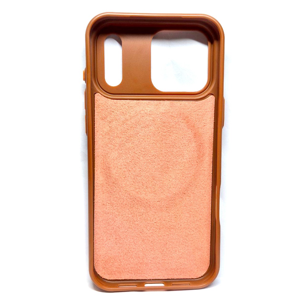 Чохол Syndee with MagSafe для iPhone 17 Pro Max (Golden Brown)-1