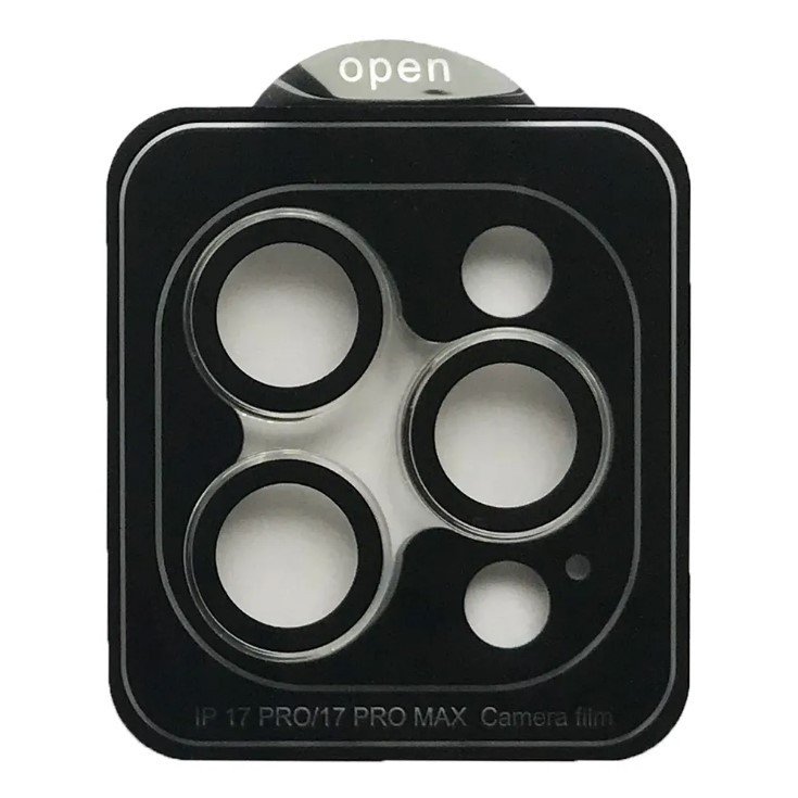 Захисне скло Metal Classic на камеру для iPhone 17 Pro / 17 Pro Max  (Clear)-0