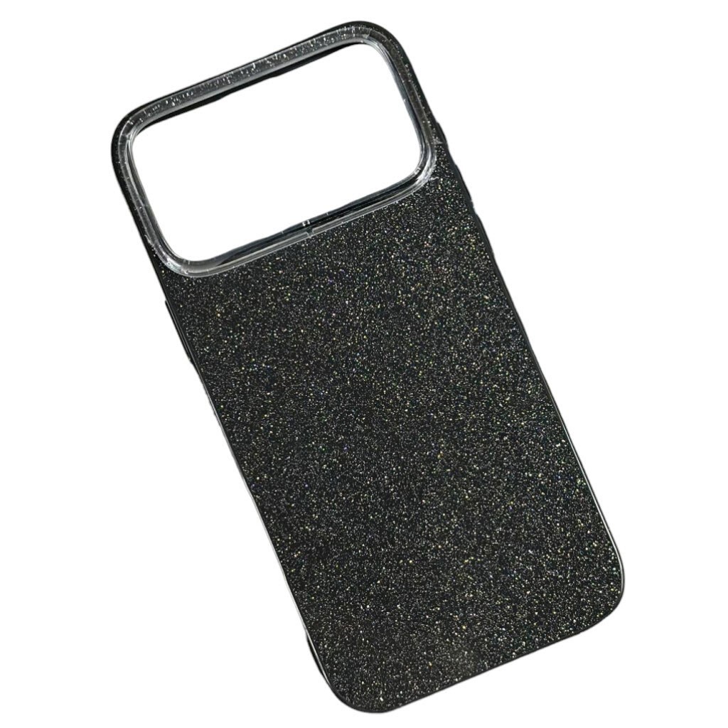 Чохол Color Glitter для Iphone 17 Pro Max (Чорний)-0