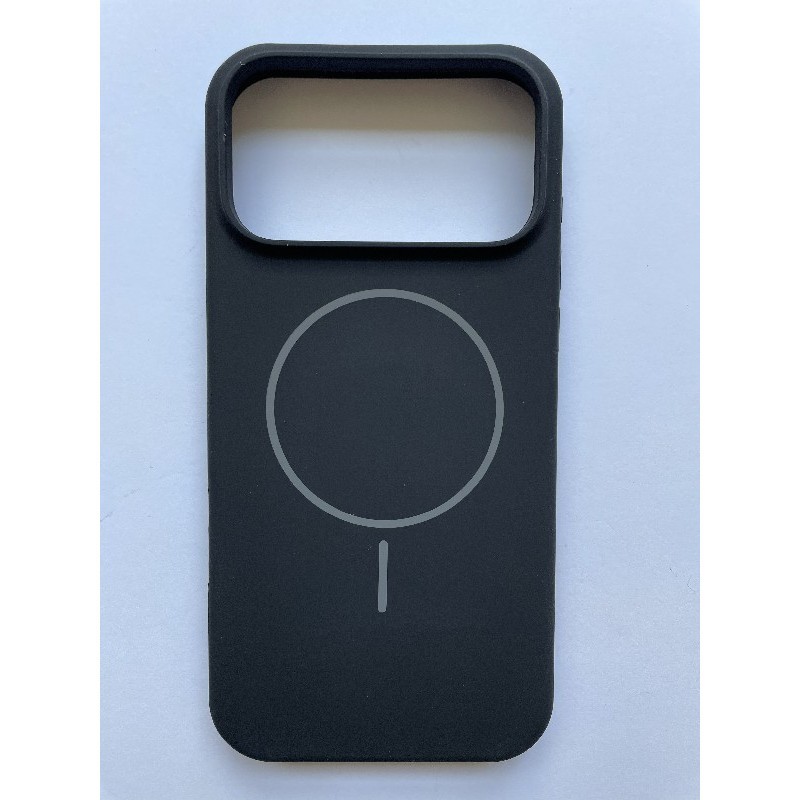 Silicone Case Full Protective (AA) with MagSafe для iPhone 17 Pro Max (Black)-0