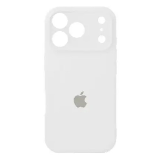 Silicone Case Full Camera Protective (AA) для iPhone 17 Pro  (White)-0